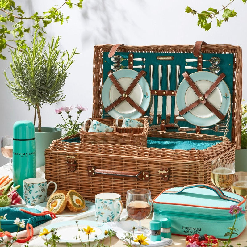 Fortnum's Camellia picnic hamper for four (British brand)