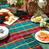 Fortnum's tartan waterproof picnic blanket 150cm x 183cm, imported from the UK