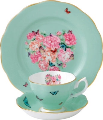 Royal Albert fine bone china Blessings tea set 3-piece - British product