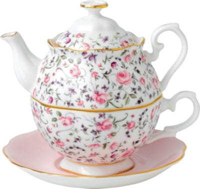 Royal Albert Rose Confetti tea set, UK version
