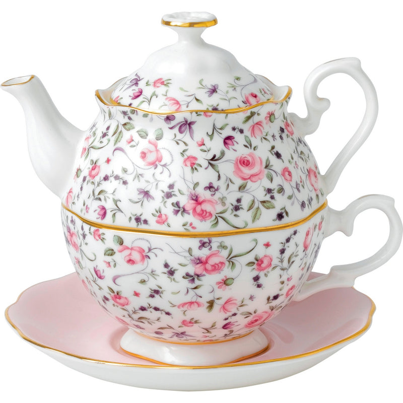 Royal Albert Rose Confetti tea set, UK version