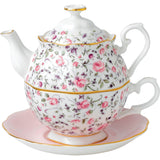 Royal Albert Rose Confetti tea set, UK version