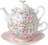 Royal Albert Rose Confetti tea set, UK version