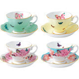 Royal Albert Miranda Kerr friendship teacup set of four (British brand)