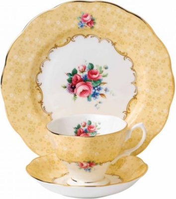 Royal Albert 1990s bouquet 3-piece tea set - British product