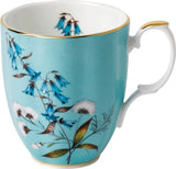 Royal Albert china mug floral pattern 9ct gold trim - British product