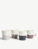 Royal Doulton grande porcelain mug set of four, imported from the UK