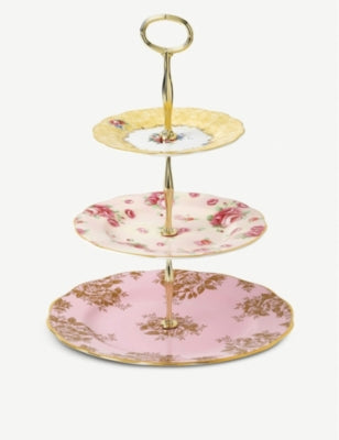 Royal Albert 3 tier cake stand 100 years, imported from the UK