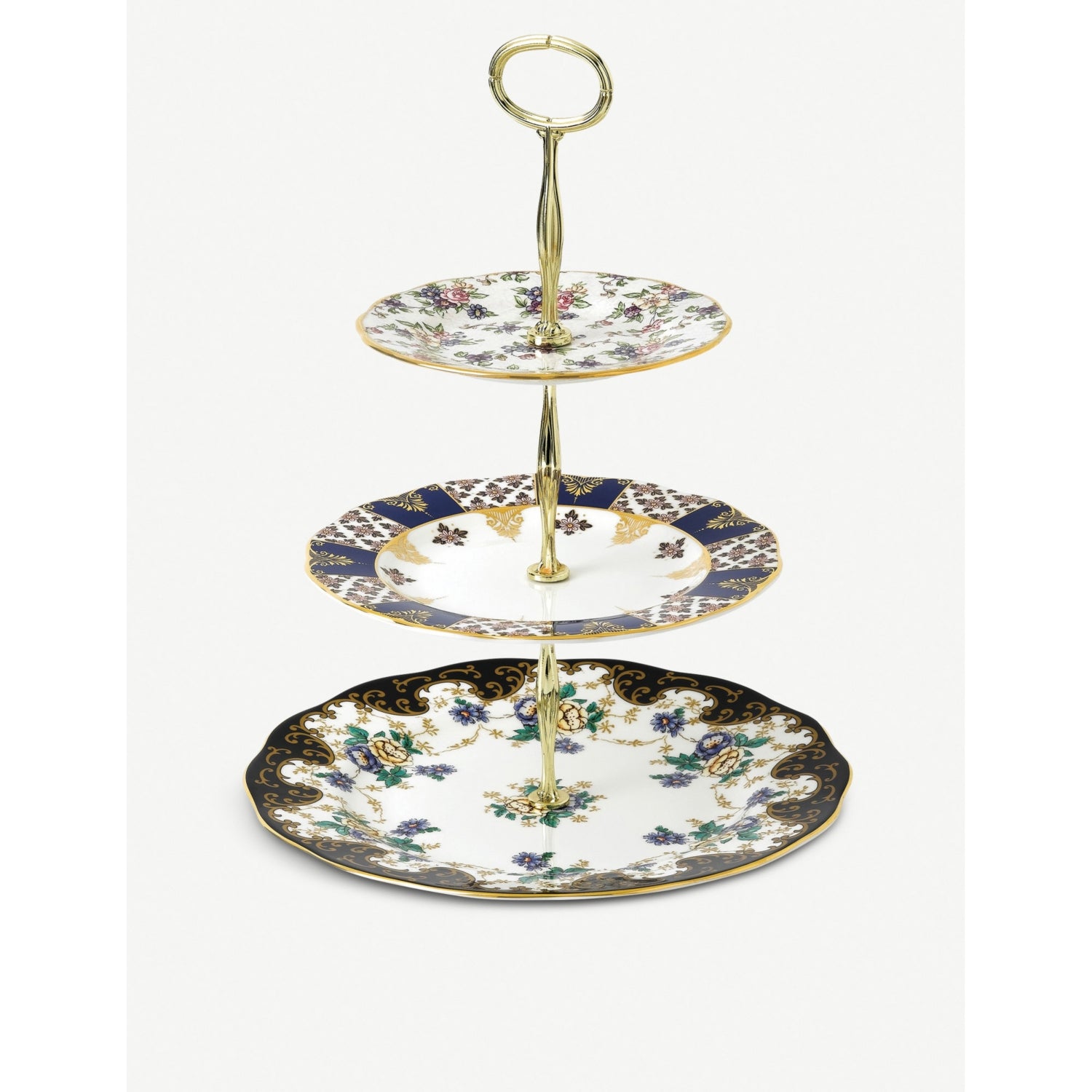 Royal Albert 100 Years 3-tier cake stand, UK version