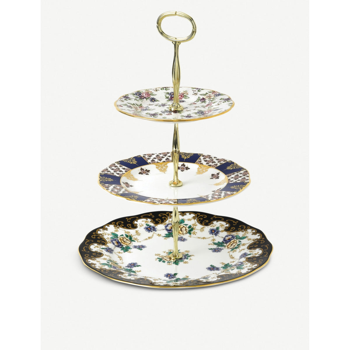 Royal Albert 100 Years 3-tier cake stand, UK version