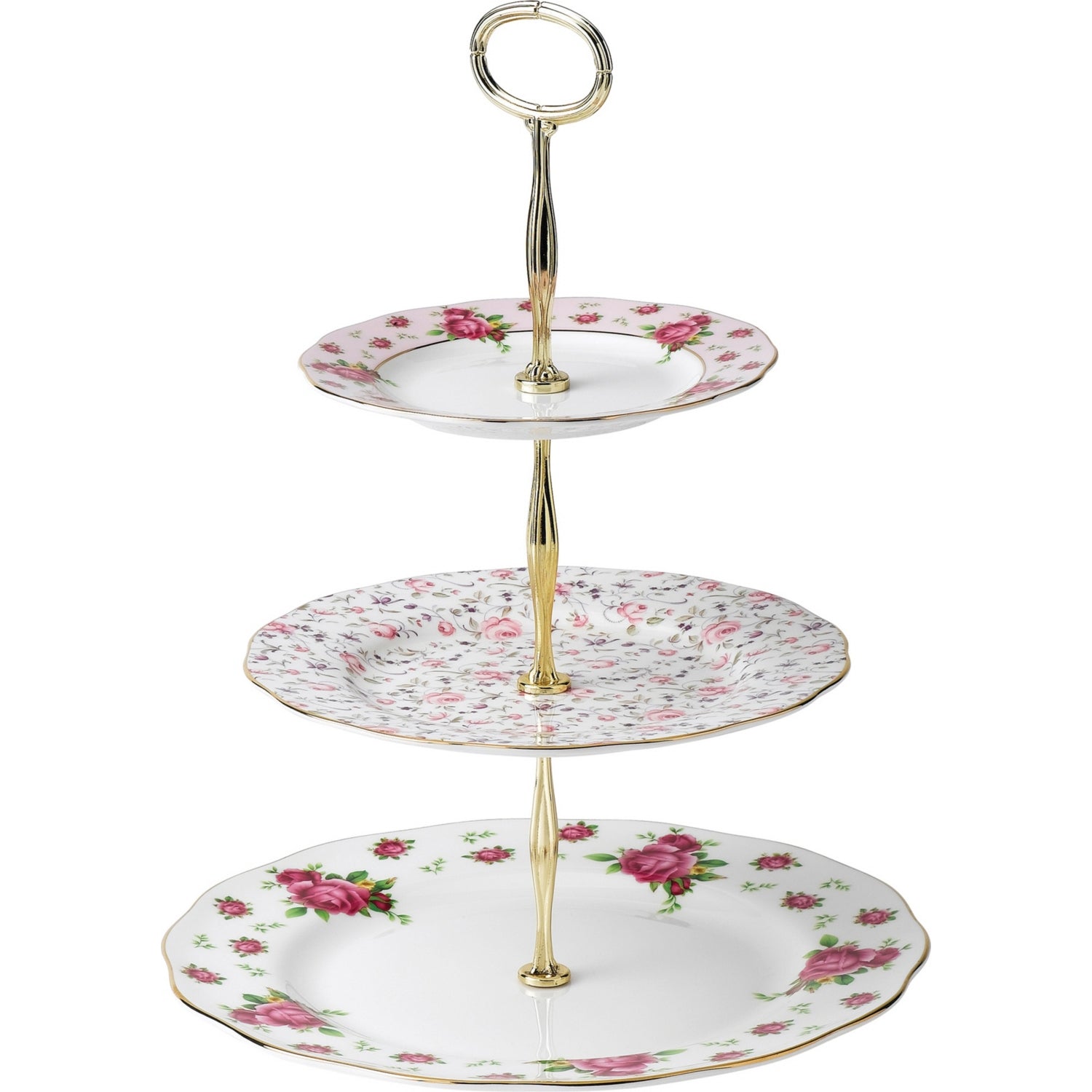 Royal Albert New Country Roses cake stand (British brand)
