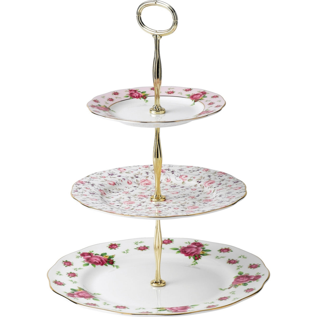 Royal Albert New Country Roses cake stand (British brand)