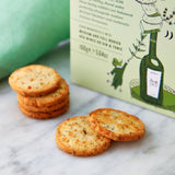 Fortnum's cheese sables with rosemary and thyme 160g, imported from the UK