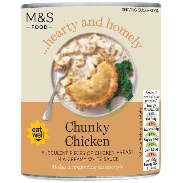 M&S Chunky Chicken in White Sauce   400g