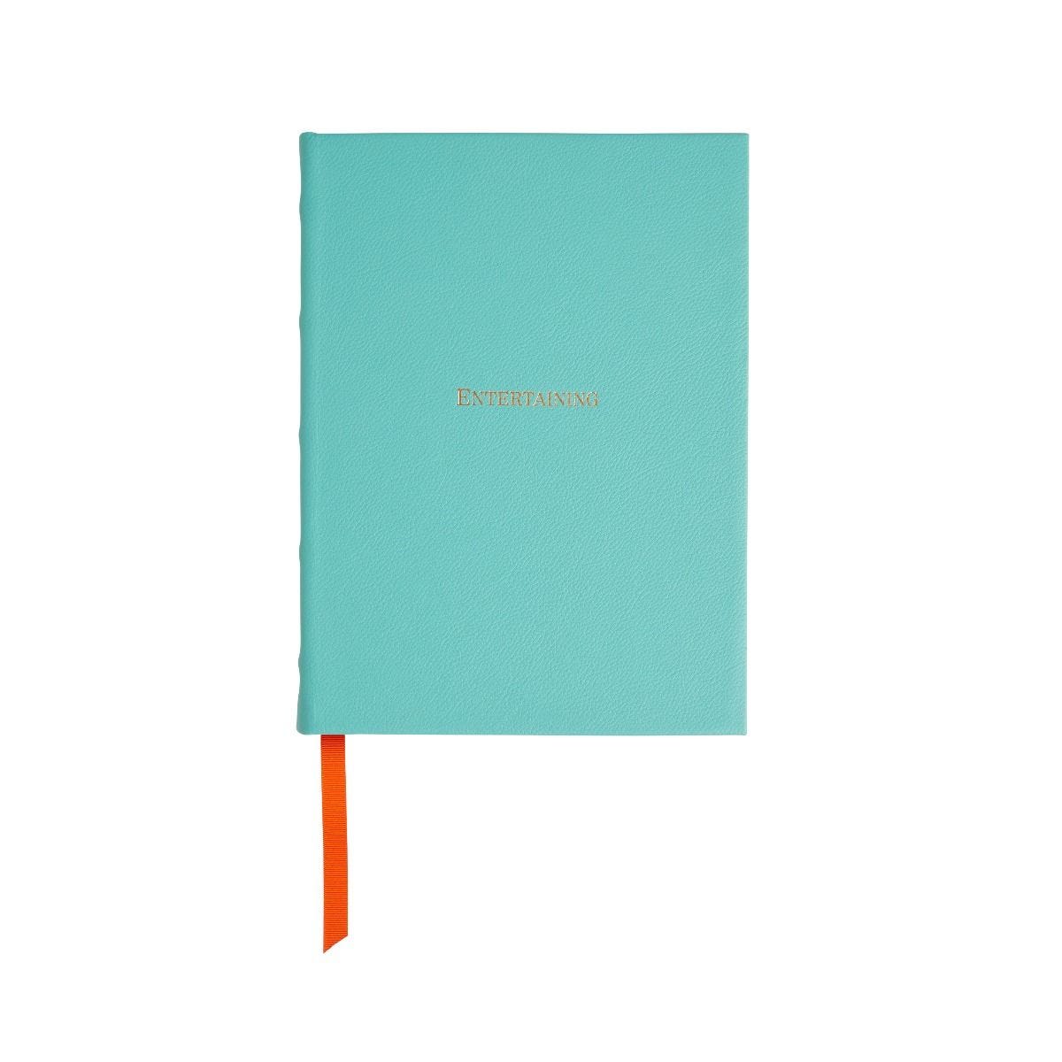 Fortnum's Leather Entertaining Book Eau de Nil - British product