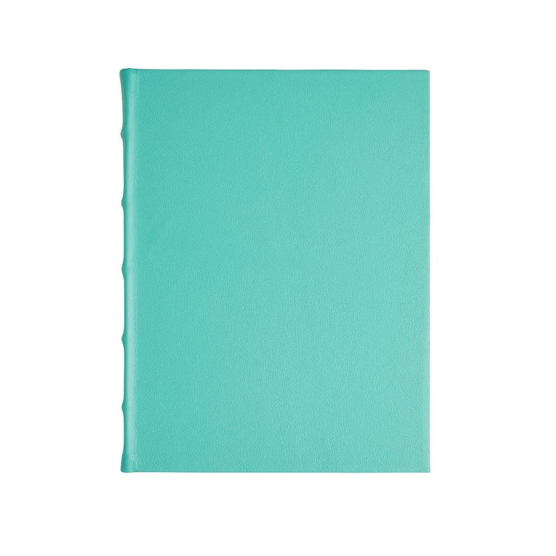 Fortnum's leather photograph album in Eau de Nil, UK version