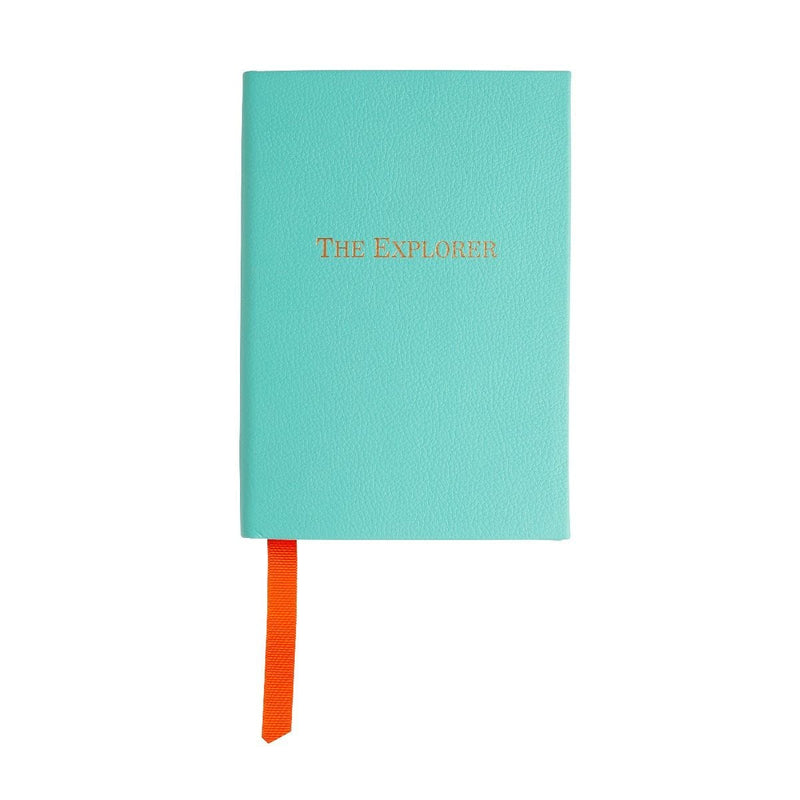Fortnum's Eau de Nil leather travel journal, imported from the UK