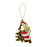 Fortnum's embroidered Father Christmas decoration - British product