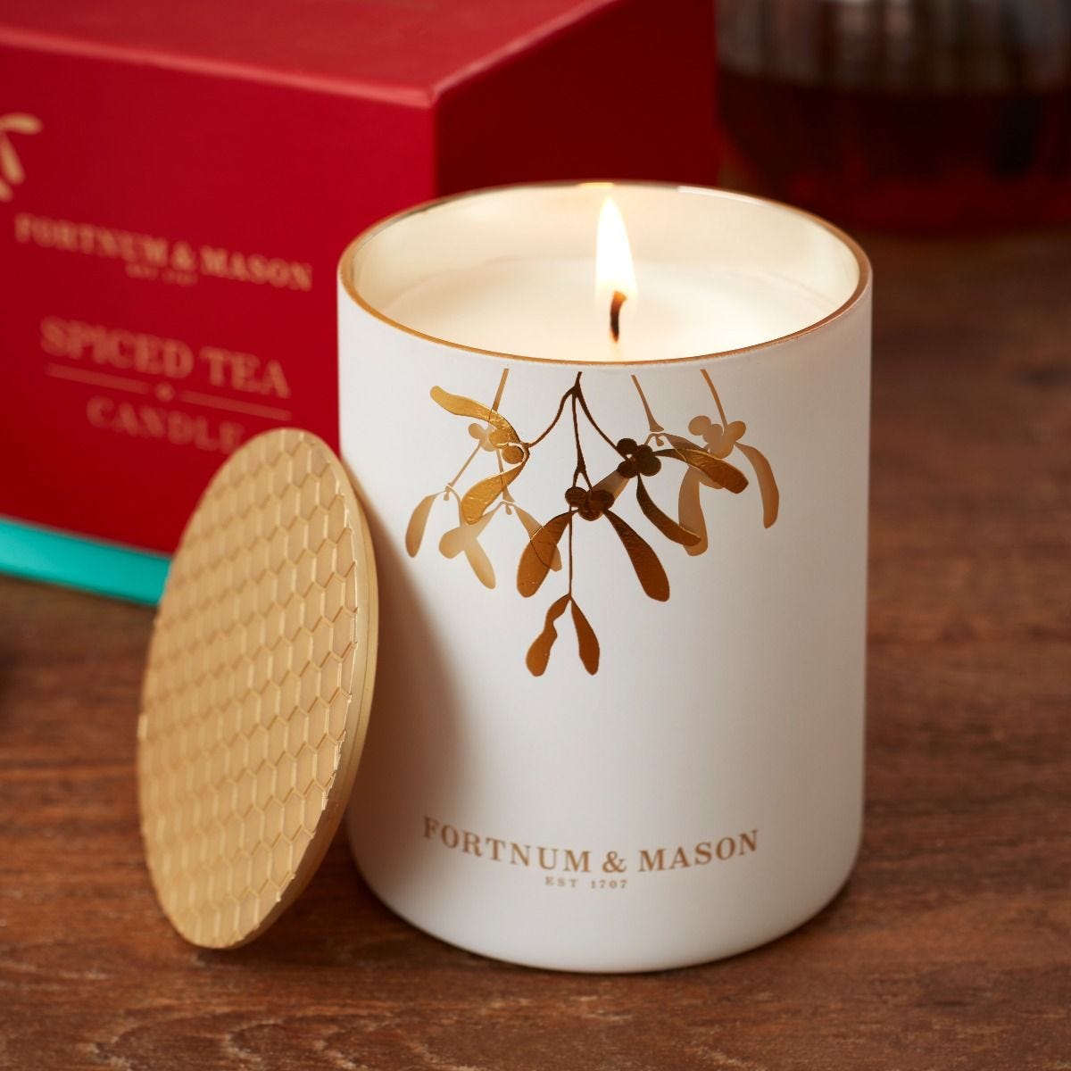 Fortnum's Christmas spiced tea candle 330g, UK version