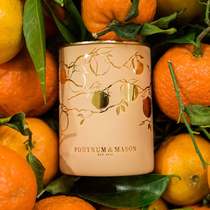 Fortnum's Four Seasons Clementine Candle 330g, UK version