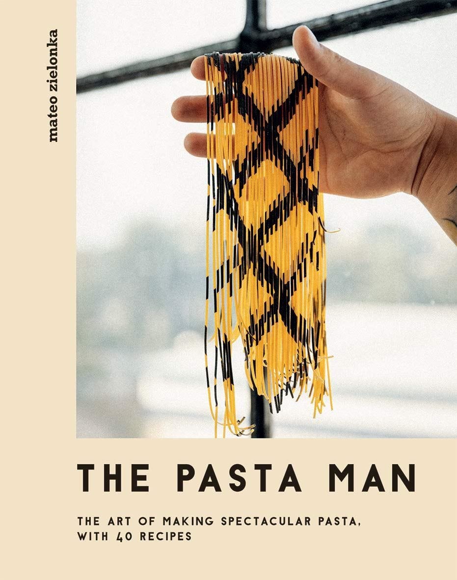 The Pasta Man cookbook by Mateo Zielonka, spectacular pasta recipes - British product