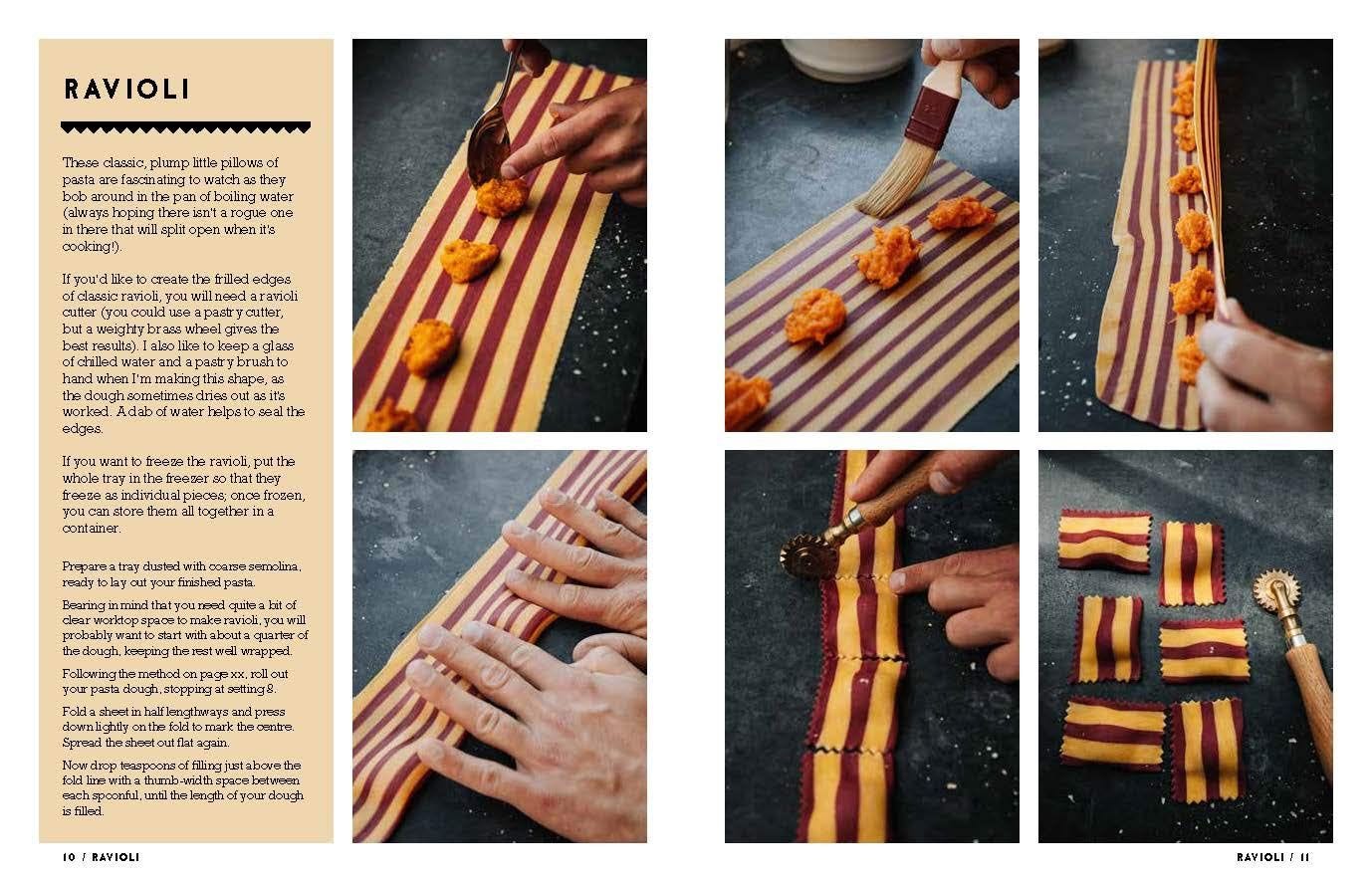 The Pasta Man cookbook by Mateo Zielonka, spectacular pasta recipes - British product