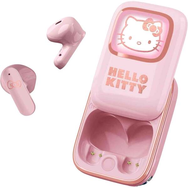 OTL Hello Kitty slide open TWS earphones - British product