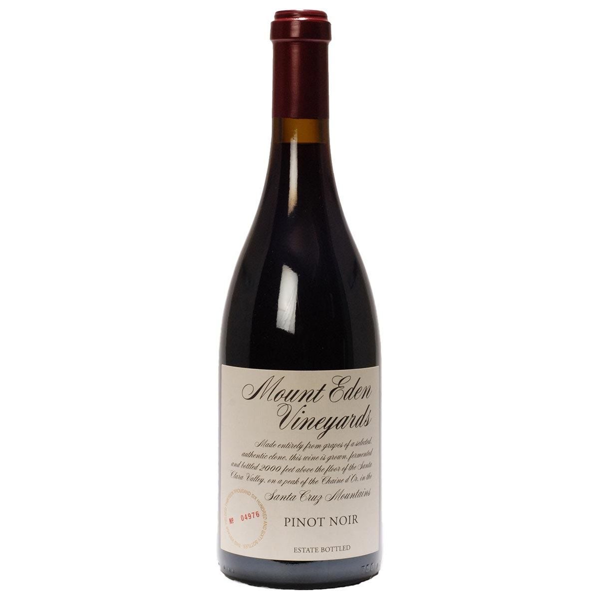 Mount Eden Vineyards Santa Cruz Pinot Noir 75cl, imported from the UK
