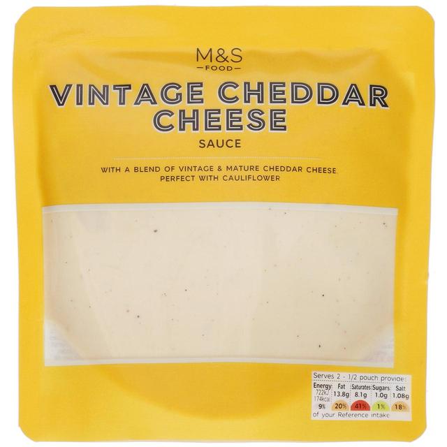 M&S Vintage Cheddar Cheese Sauce   200g GOODS M&S   