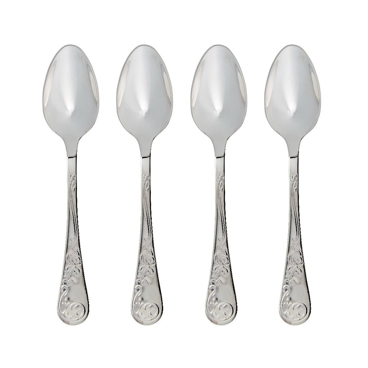Fortnum's silver-plated teaspoons set of four, imported from the UK