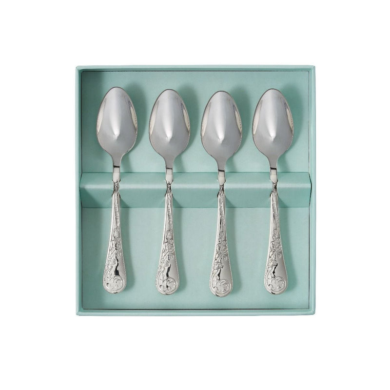 Fortnum's silver-plated teaspoons set of four, imported from the UK