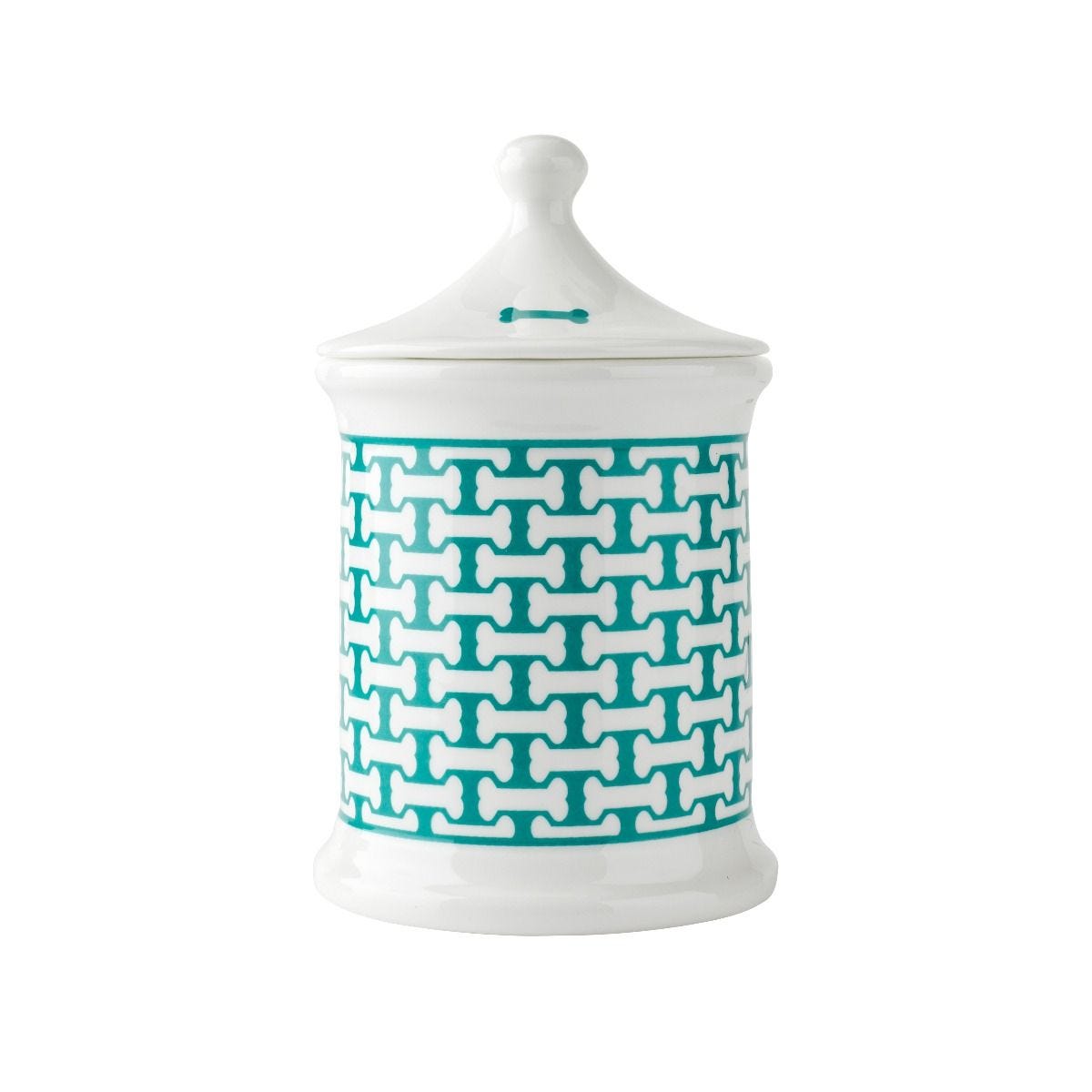 Halcyon Days fine bone china pet treat jar, UK version