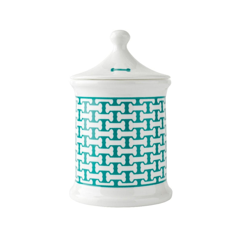 Halcyon Days fine bone china pet treat jar, UK version
