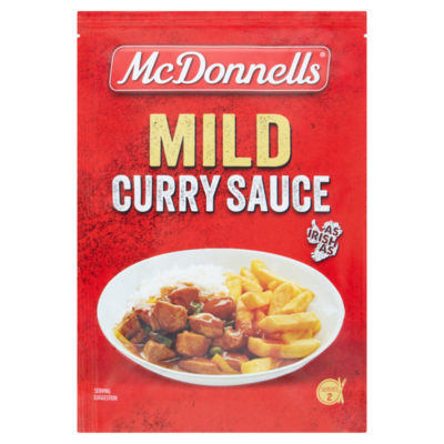 McDonnells mild curry sauce mix 50g, imported from the UK