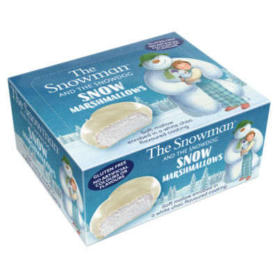 Rose Manufacturing Snømannen og Snøhunden Marshmallows Sjokoladetrukket Konfekt