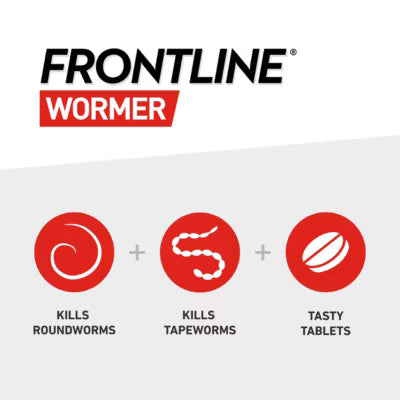 Frontline smakstilsatt ormekurtabletter for katter – britisk produkt
