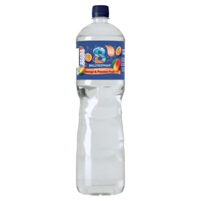 ASDA Ballygowan Hint of Fruit Mango & Passion Fruit Sugar Free Natural Mineral Water Drink 1.5L- Buy online at McGrocer