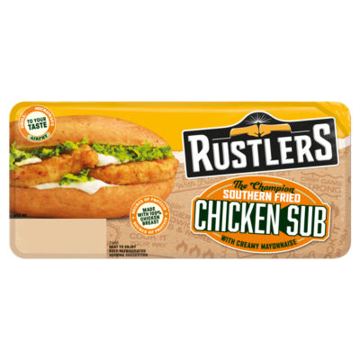 Rustlers Southern Fried Chicken Sub 158g importiert aus Großbritannien