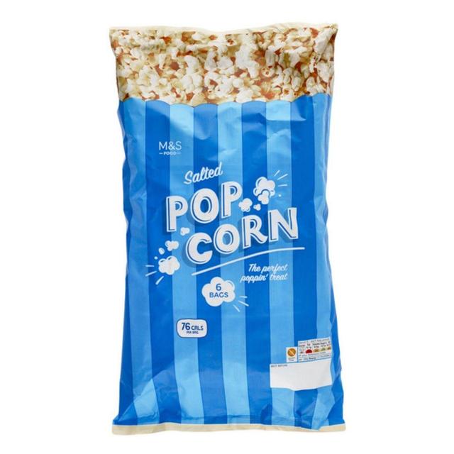 M&S Salted Popcorn Multipack   6 per pack