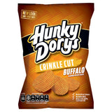 Hunky Dorys Buffalo flavour crinkle cut potato crisps 135g, UK version