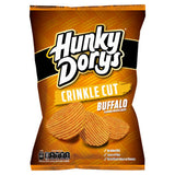 Hunky Dorys crinkle cut buffalo crisps 130g, imported from the UK