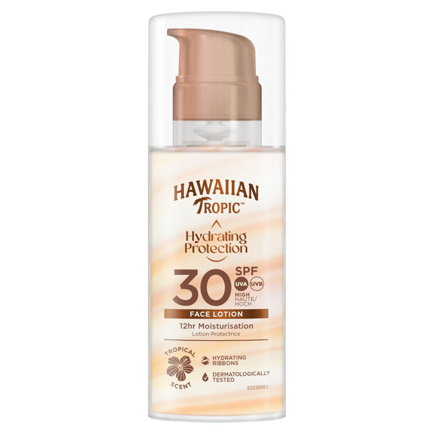 Hawaiian Tropic Silk Hydration Air Soft Face Lotion SPF 30 GOODS ASDA   