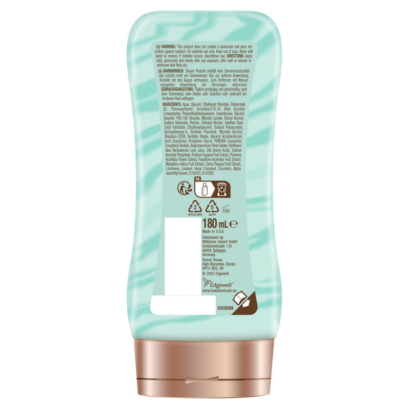 Hawaiian Tropic hydrating after sun lotion 180ml, UK version