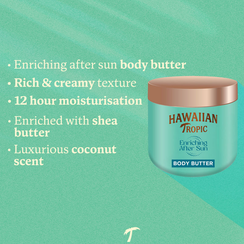 Hawaiian Tropic after sun shea body butter 250ml, UK version