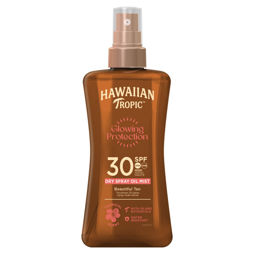 Hawaiian Tropic Protective Dry Spray Oil Mist Coconut & Argan Oil SPF 30 High GOODS ASDA   