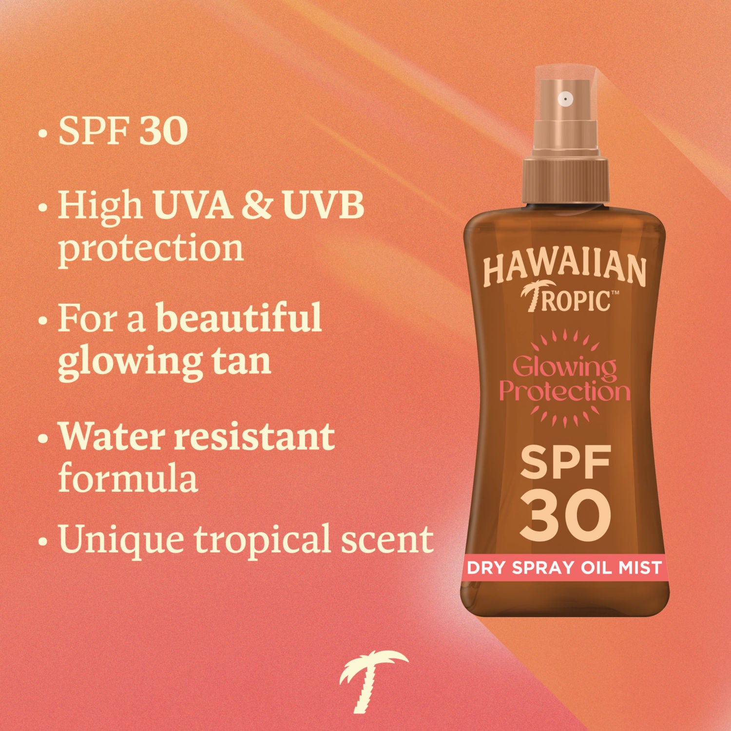 Hawaiian Tropic dry oil sunscreen SPF 30 200ml, UK version