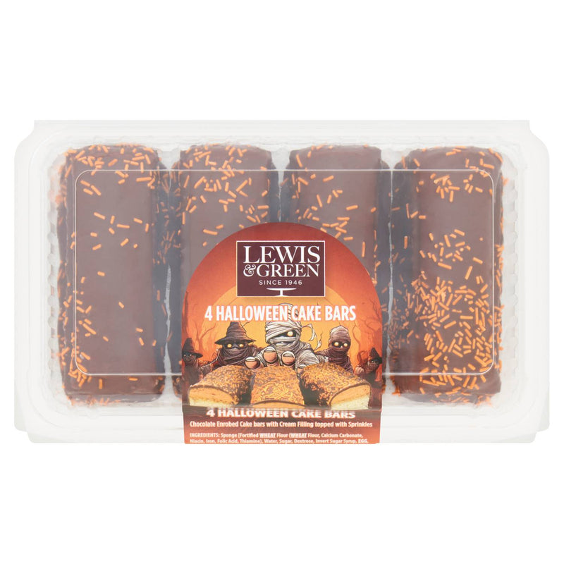 Lewis & Green Halloween cake bars 185g (British brand)