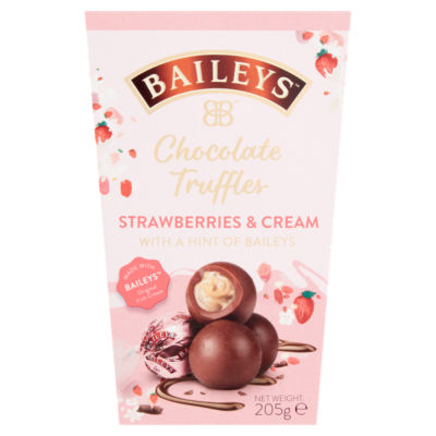 Baileys chocolate truffles strawberries and cream 205g, imported from the UK