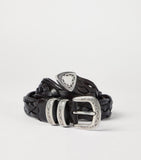 Brunello Cucinelli woven calfskin belt (British brand)