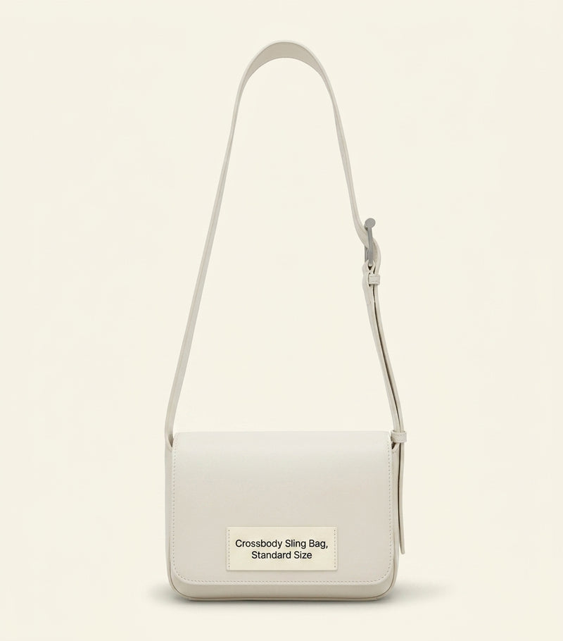 McQueen leather T-Bar sling cross-body bag (British brand)